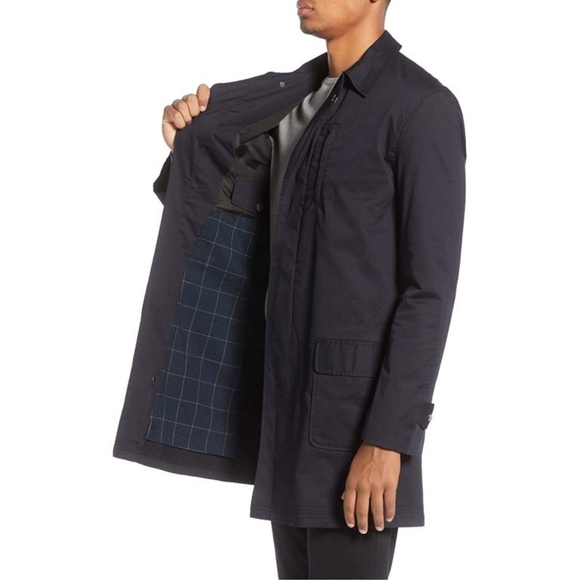 BLDWN Decker Regular Fit Water Repellent Jacket Very Dark Navy - Picture 3 of 14